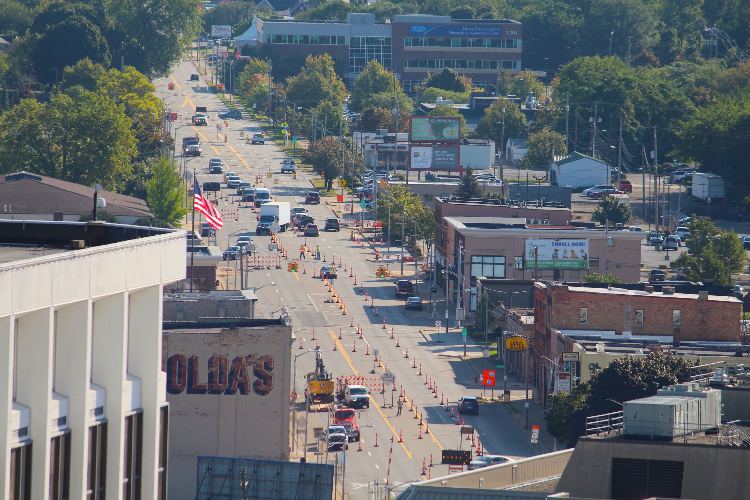 E. Michigan construction Sept 2022