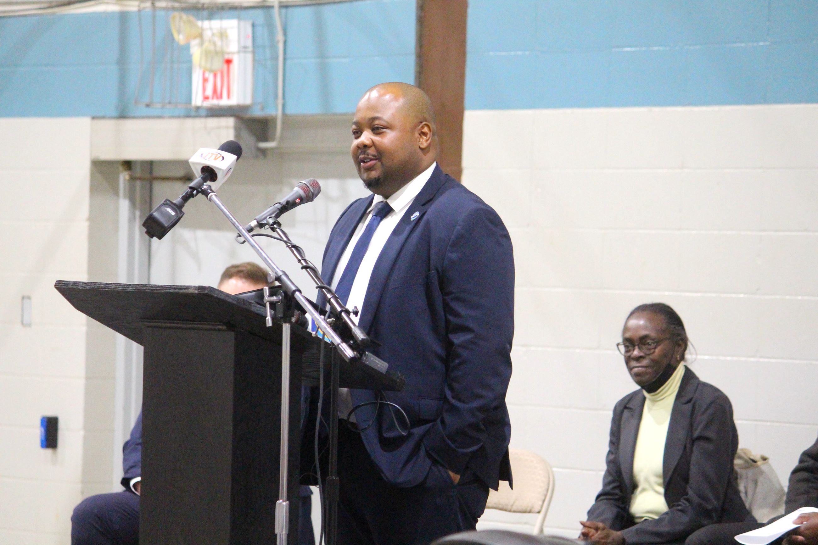 Mayor Daniel Mahoney speaking at 2022 State of the City Address