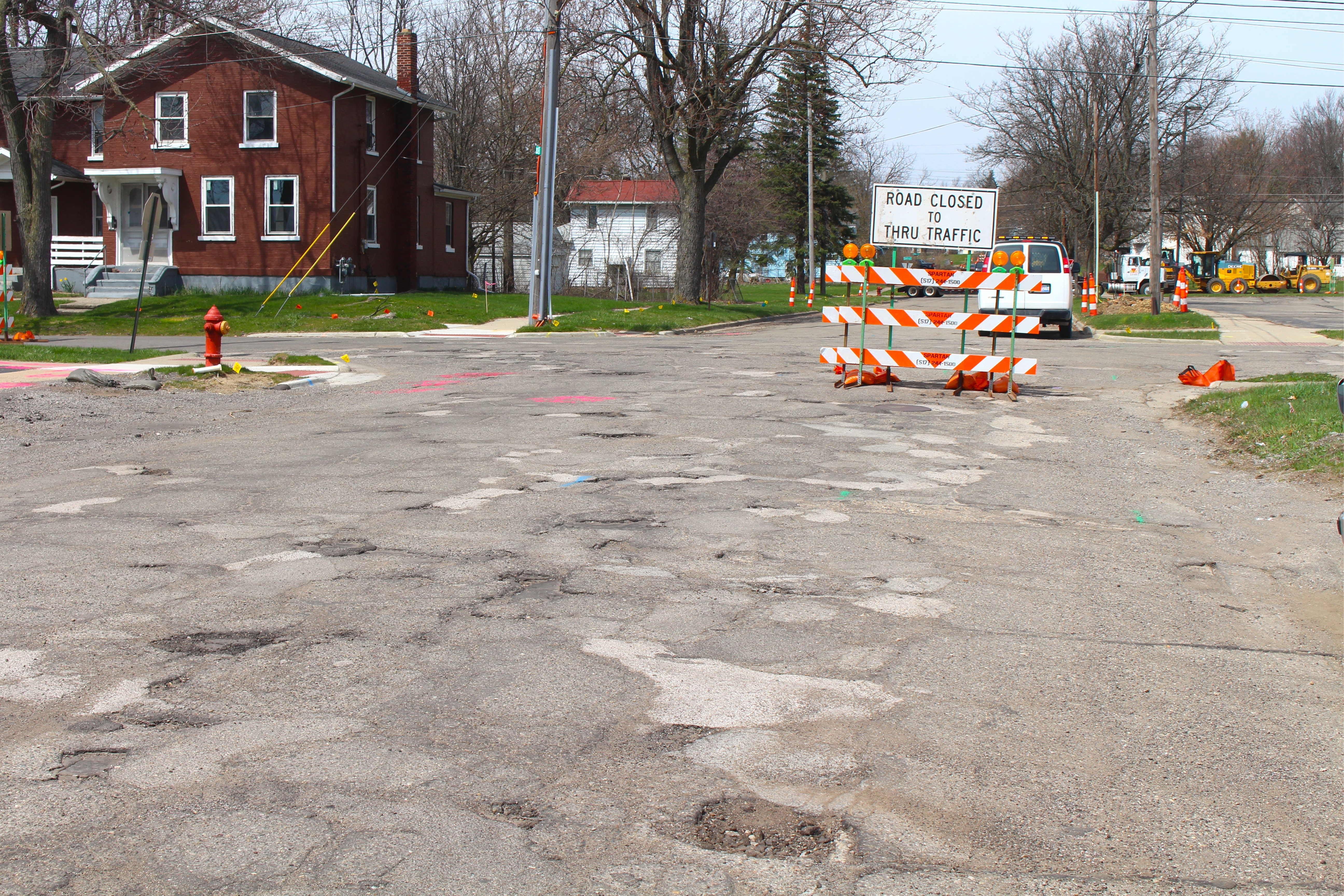 N. Perrine Street construction project