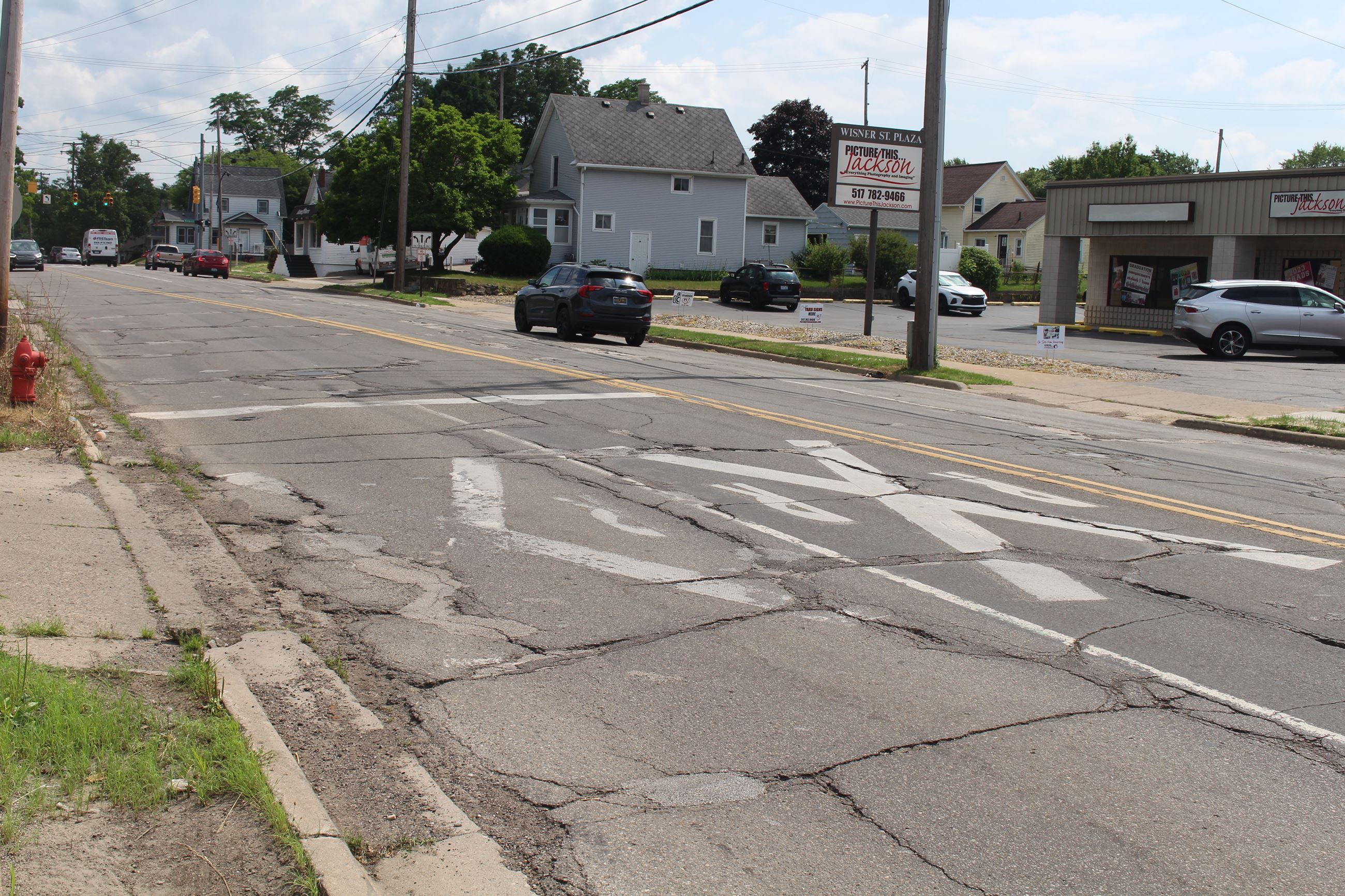 N. Wisner Street in Jackson July 2023