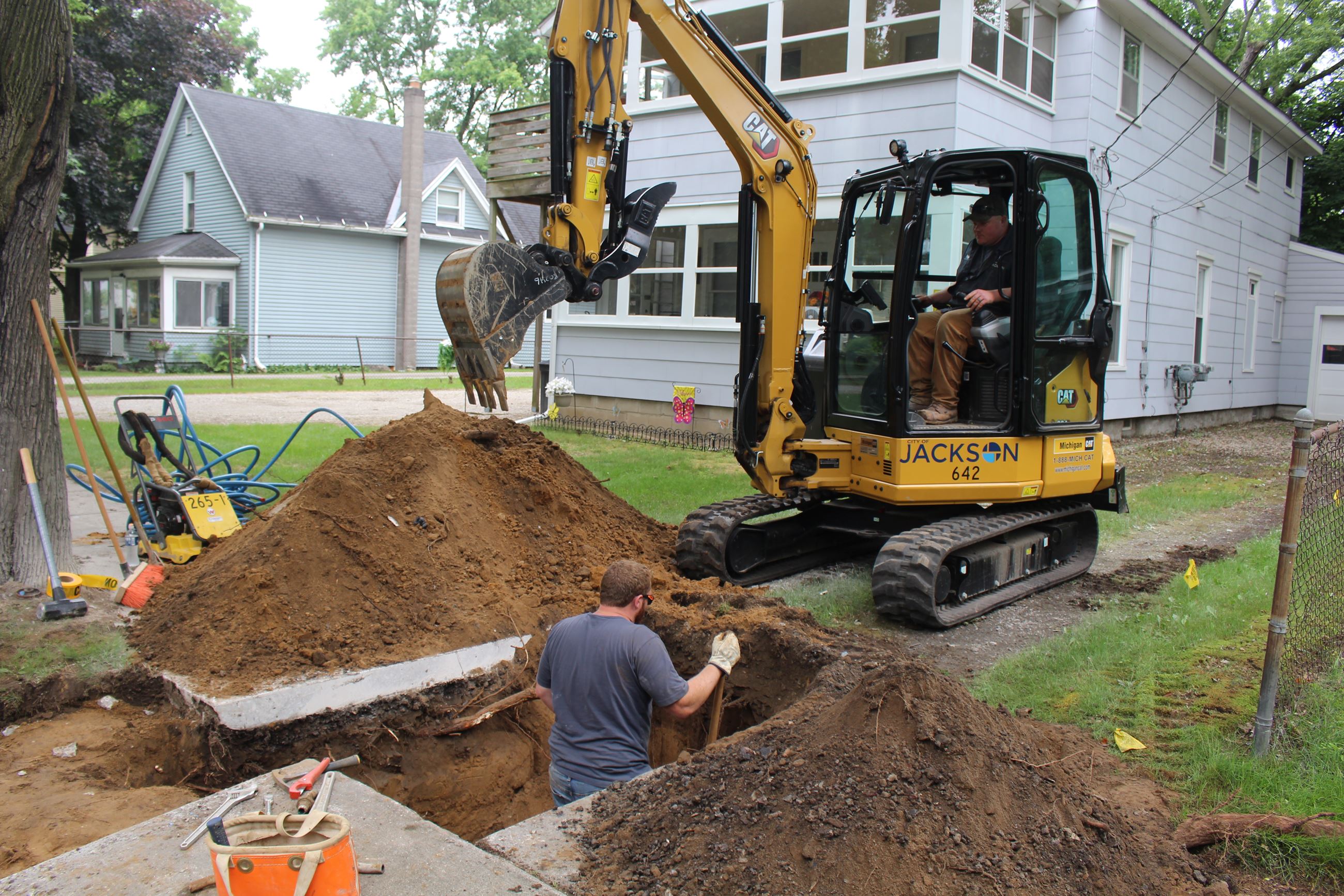 Jackson lead line replacements July 2023