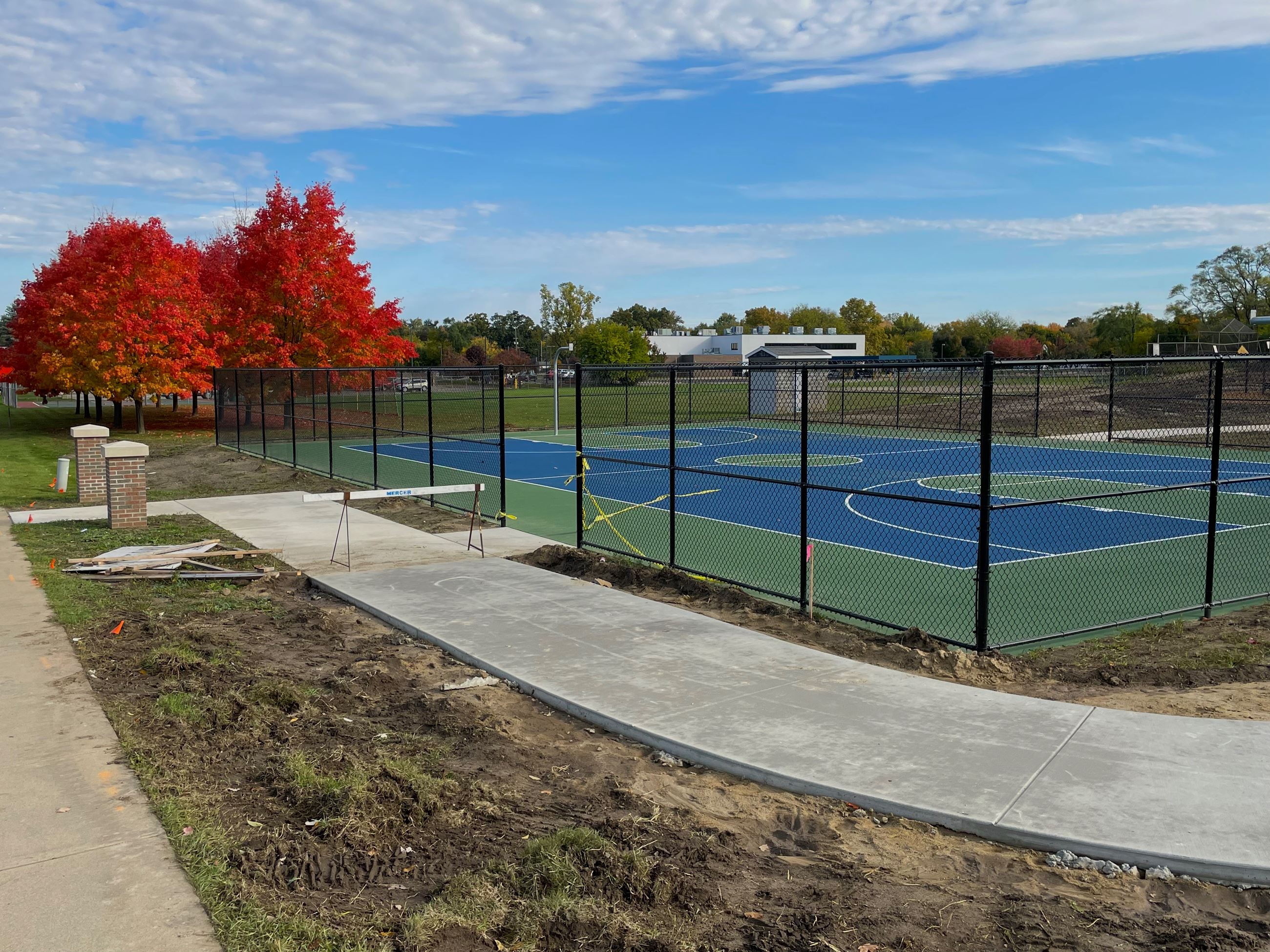 Optimist Park construction project in Jackson Oct. 2023