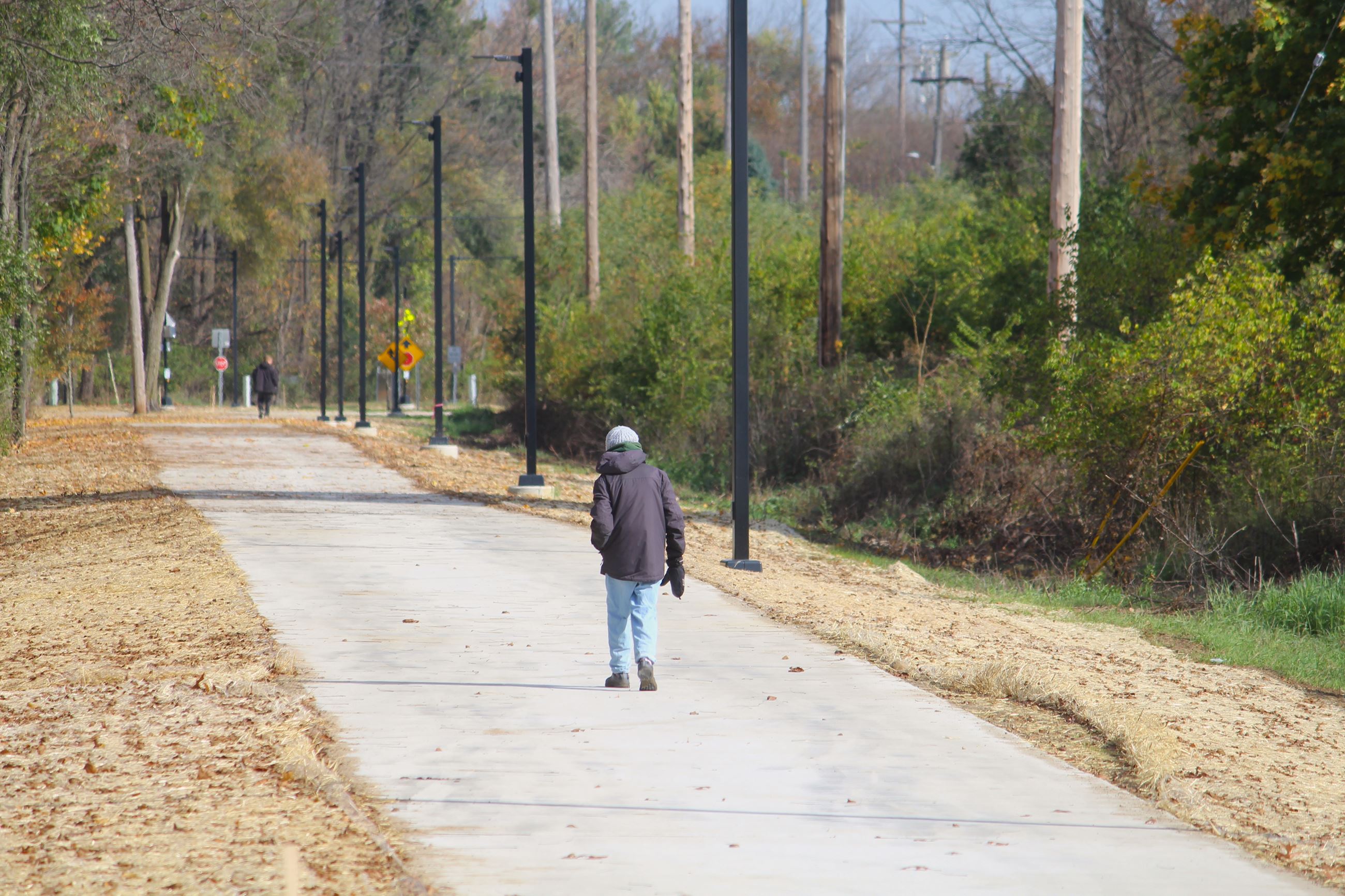 New pedestrian trail section in Jackson