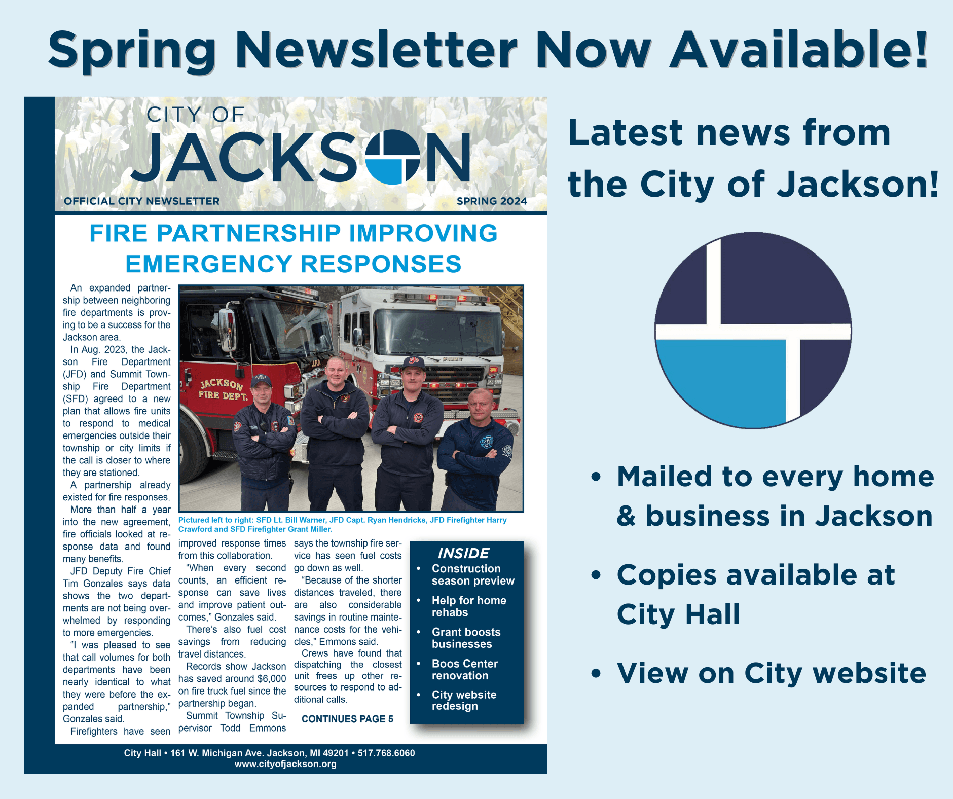 Spring Newsletter graphic