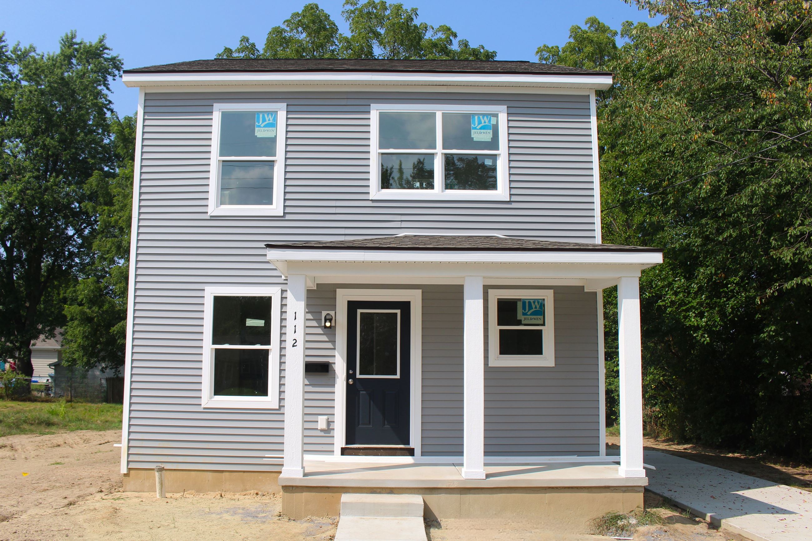 New home built through 100 Homes Program, 112 E. Monroe