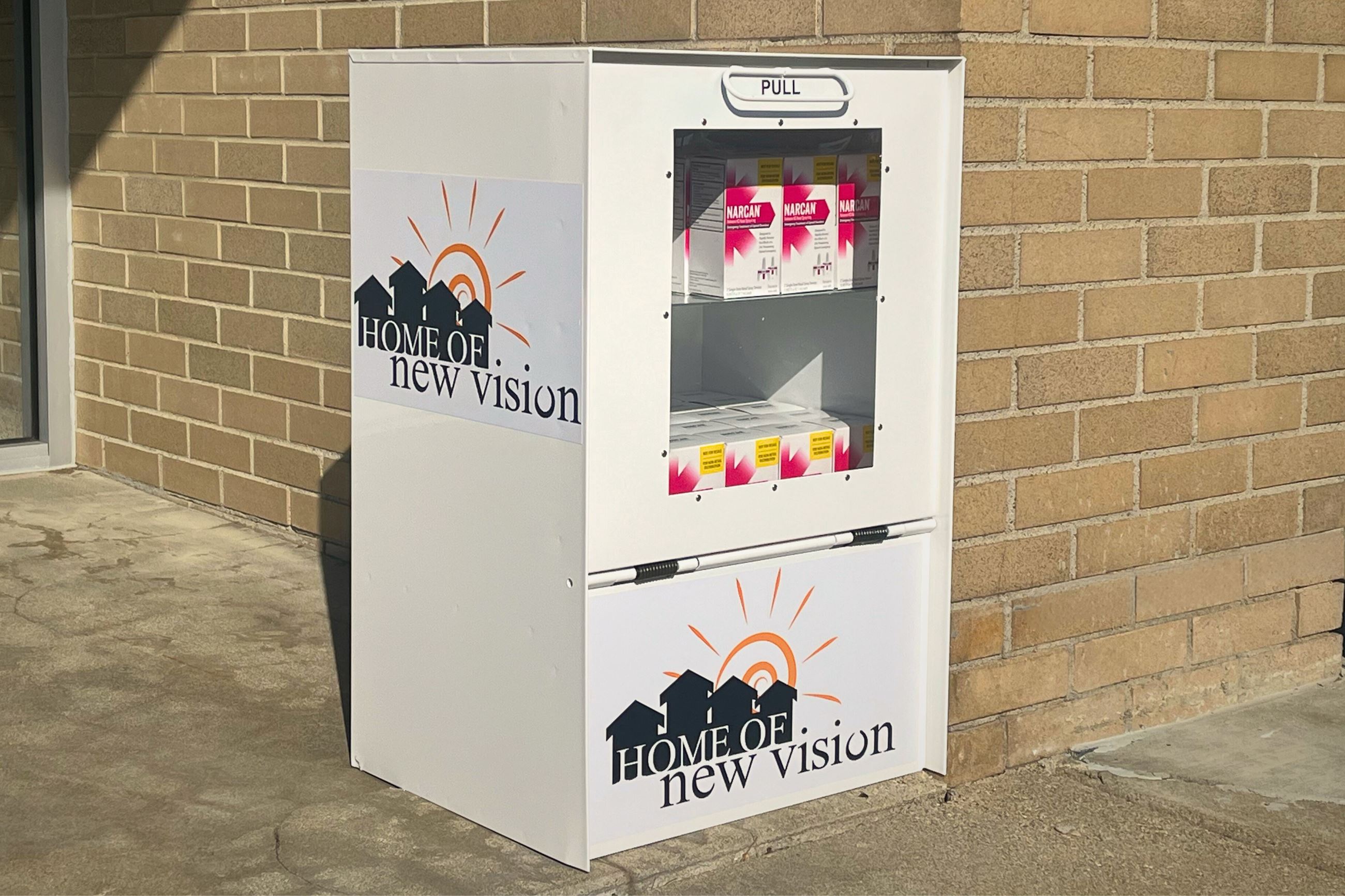 Narcan box at Jackson Central Fire Station