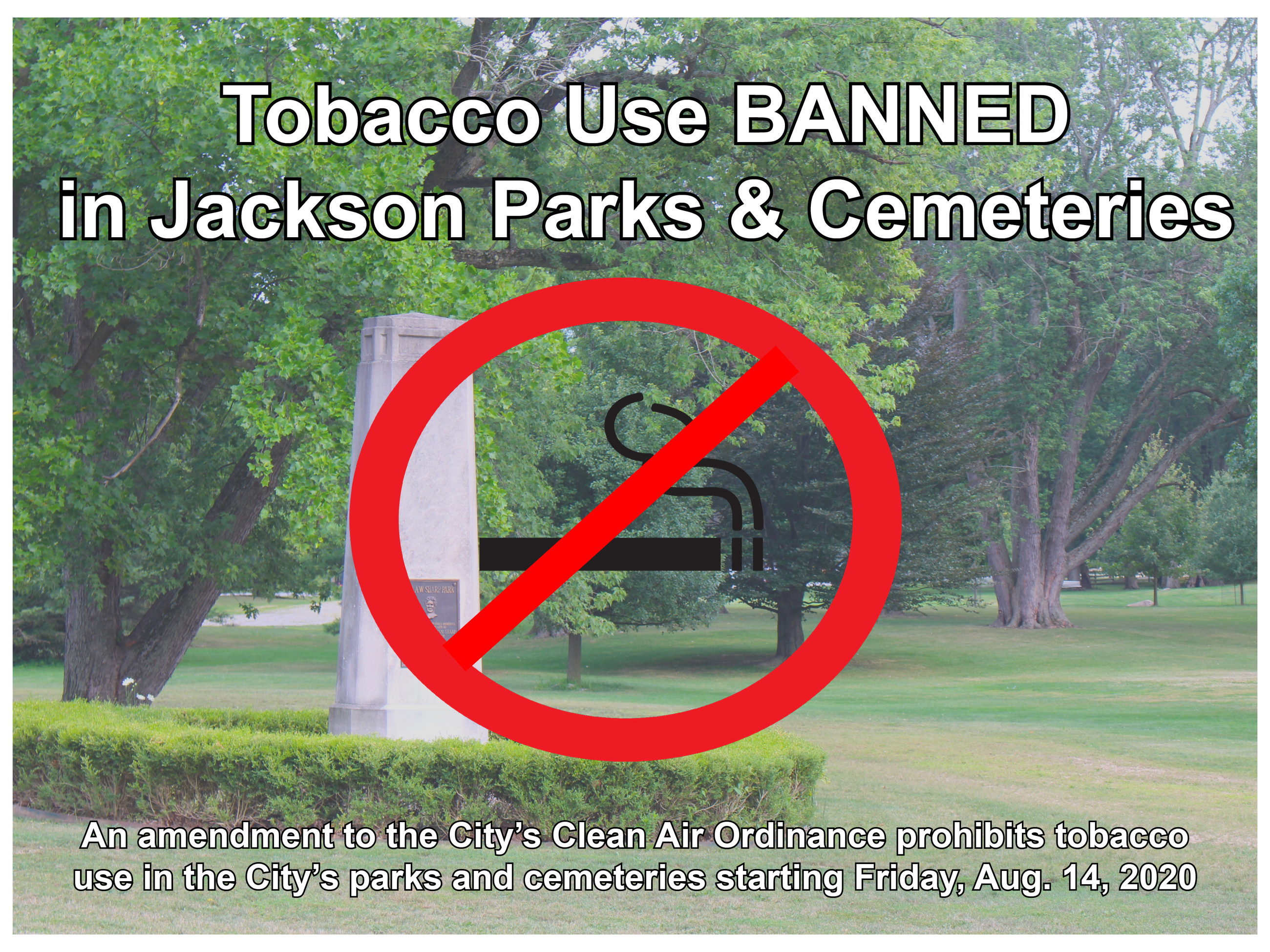 No smoking in Jackson parks graphic 