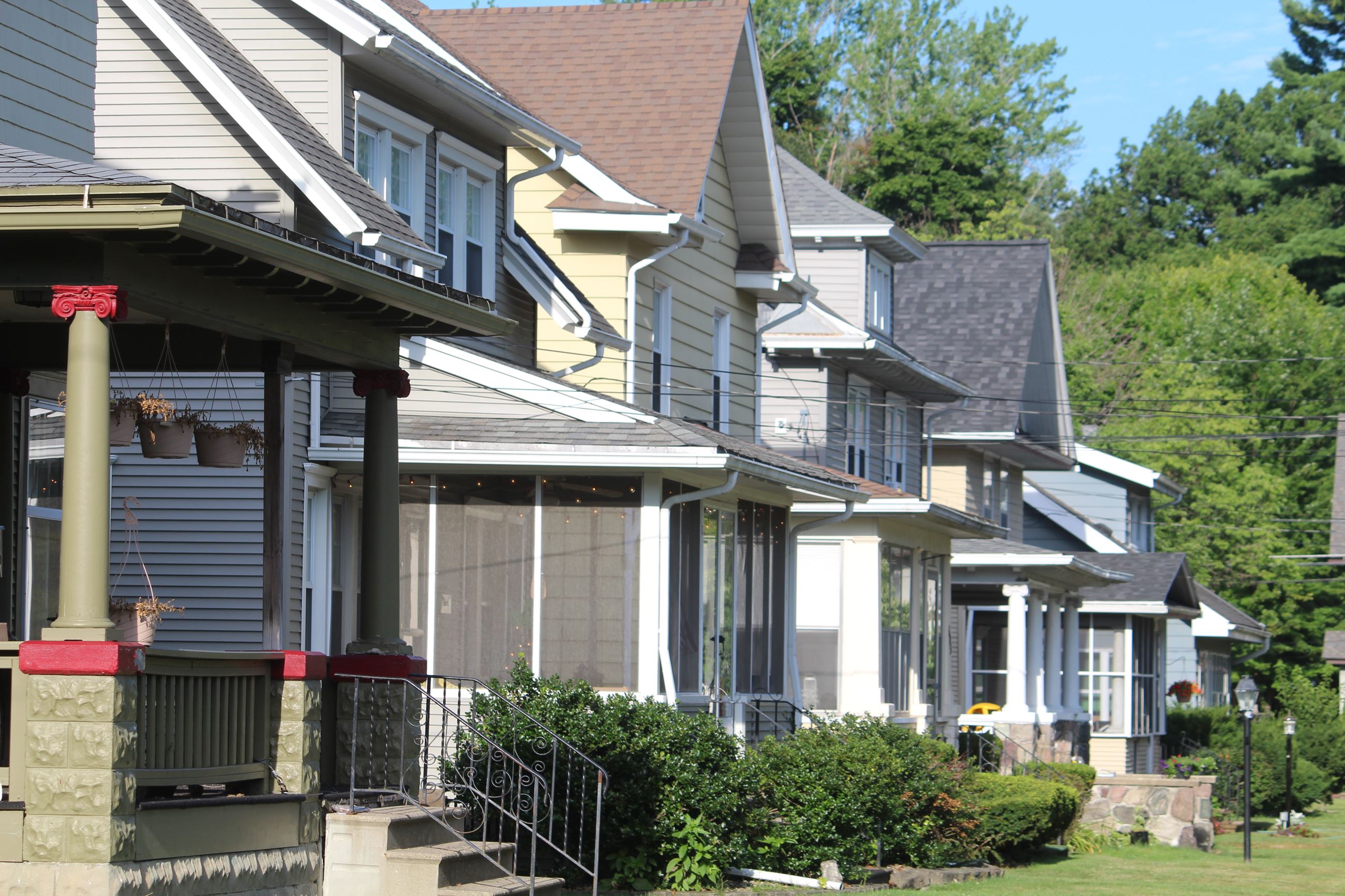Houses on Harwood St