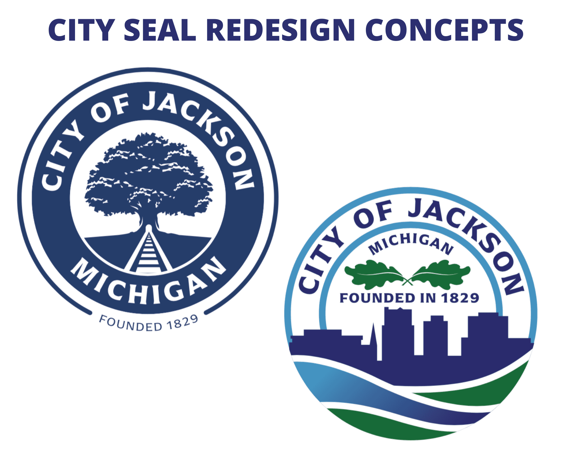 Jackson Seal Redesign Concepts 