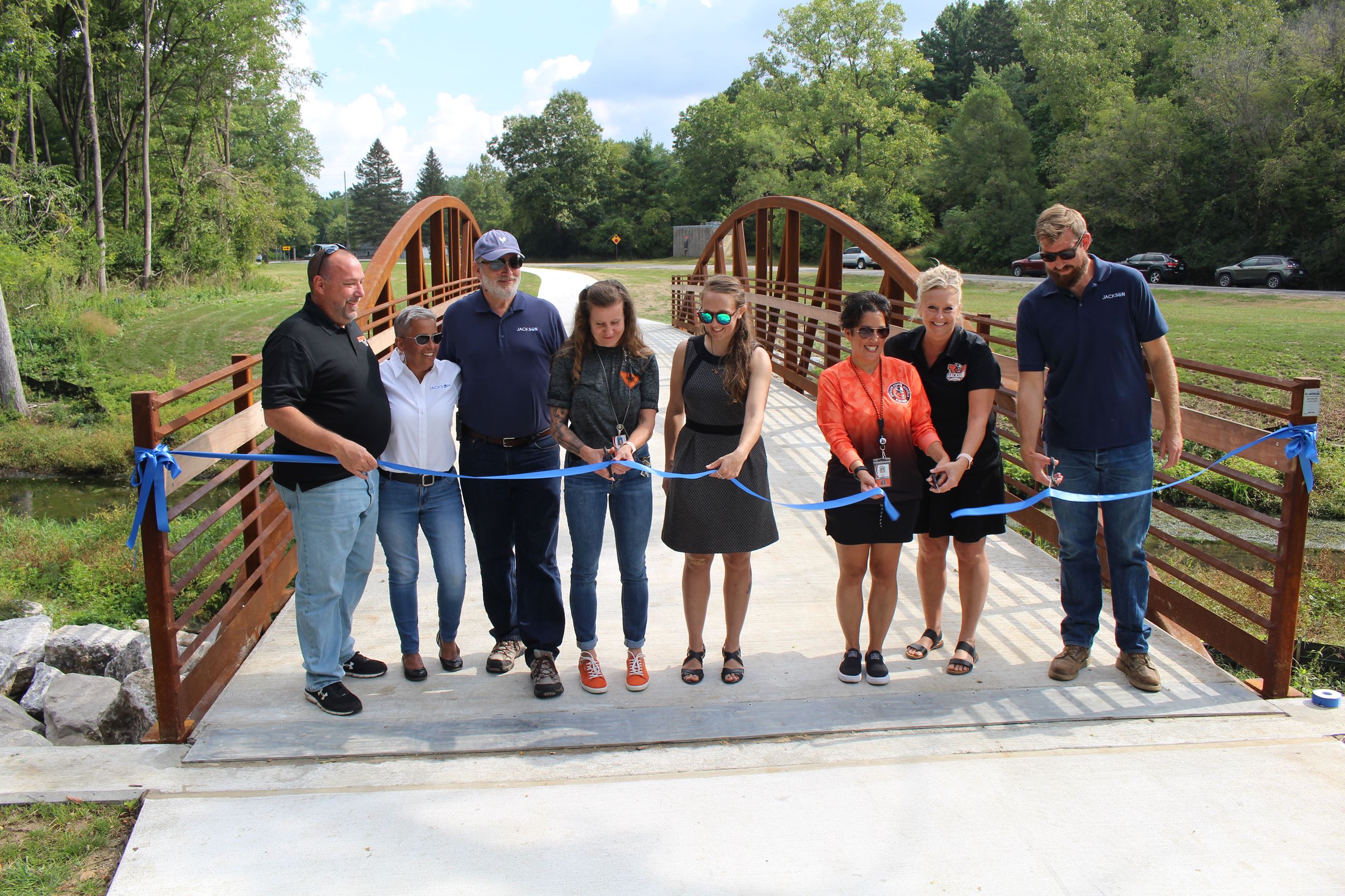 Ella Sharp Park Trail ribbon cutting