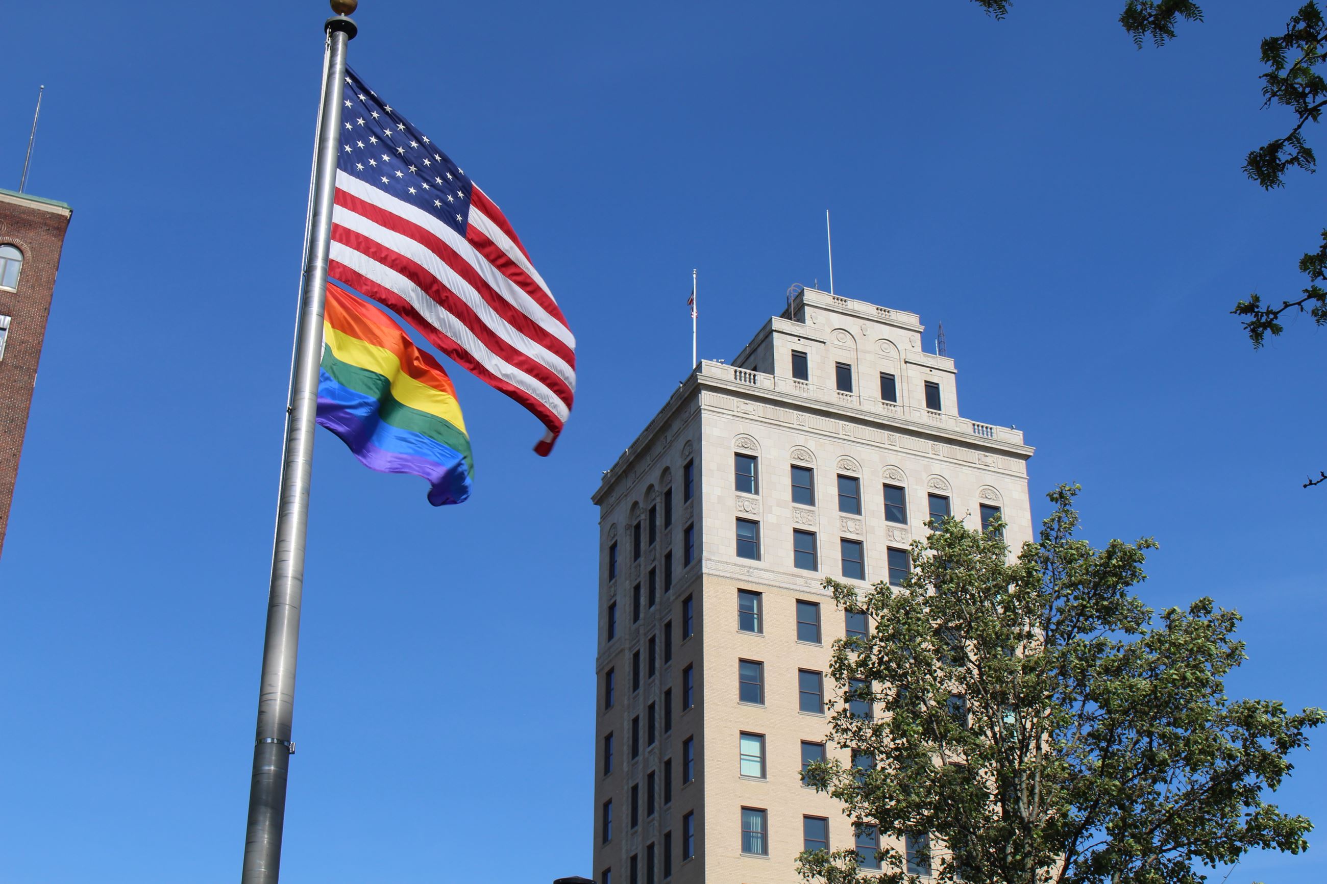 LGBTQ Pride Flag in Jackson