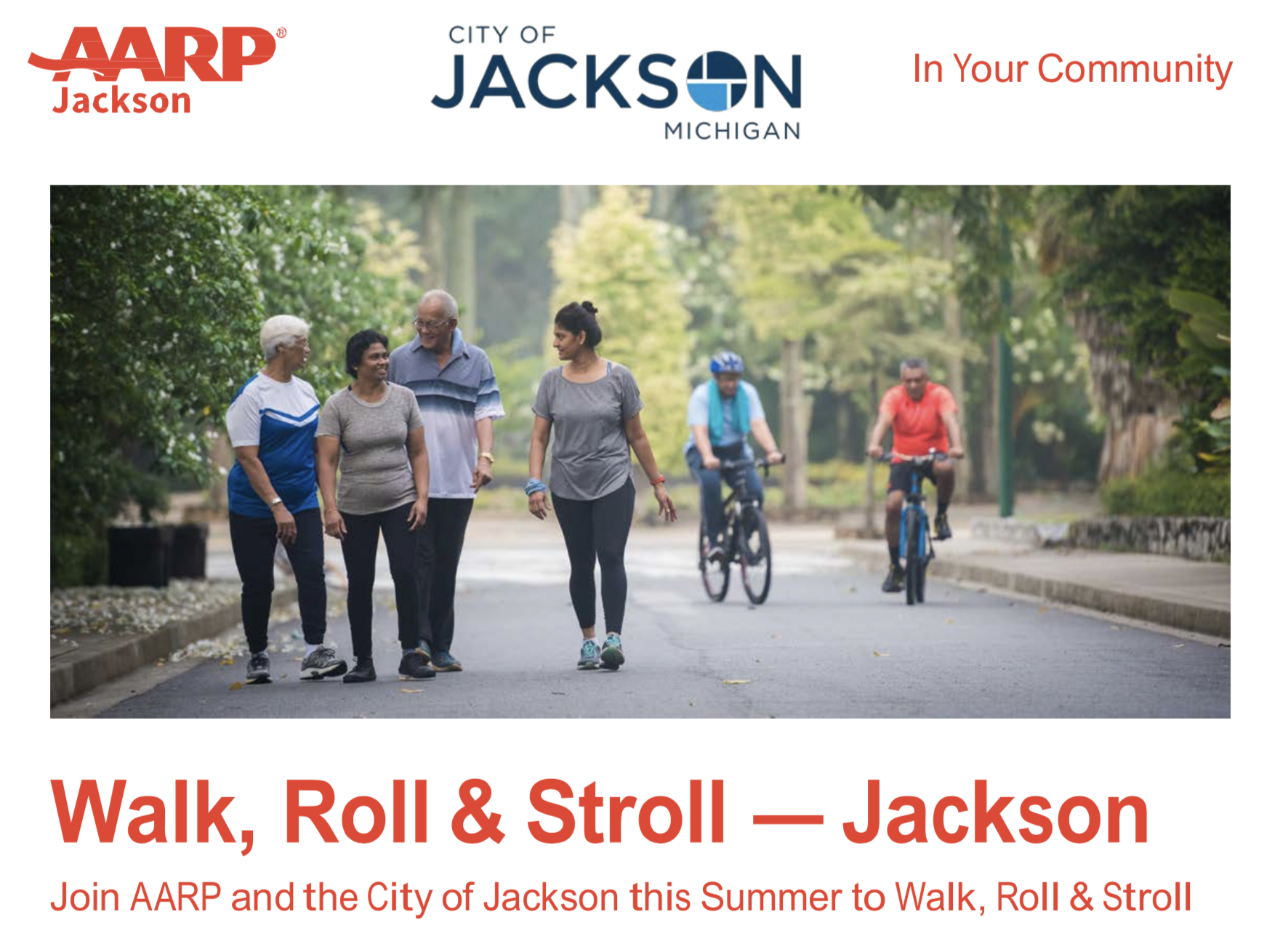 walk roll stroll graphic 