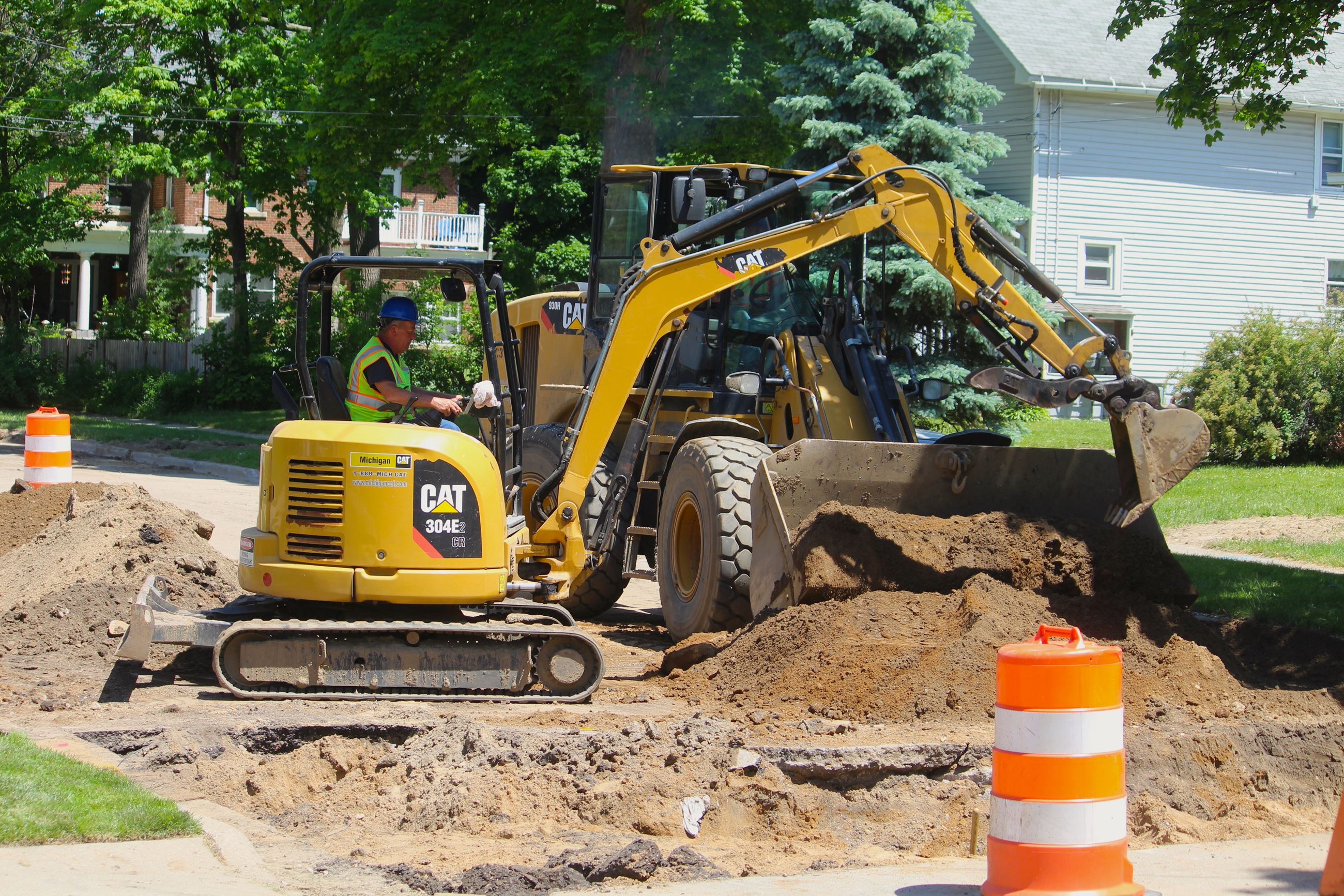 S. West Ave construction 