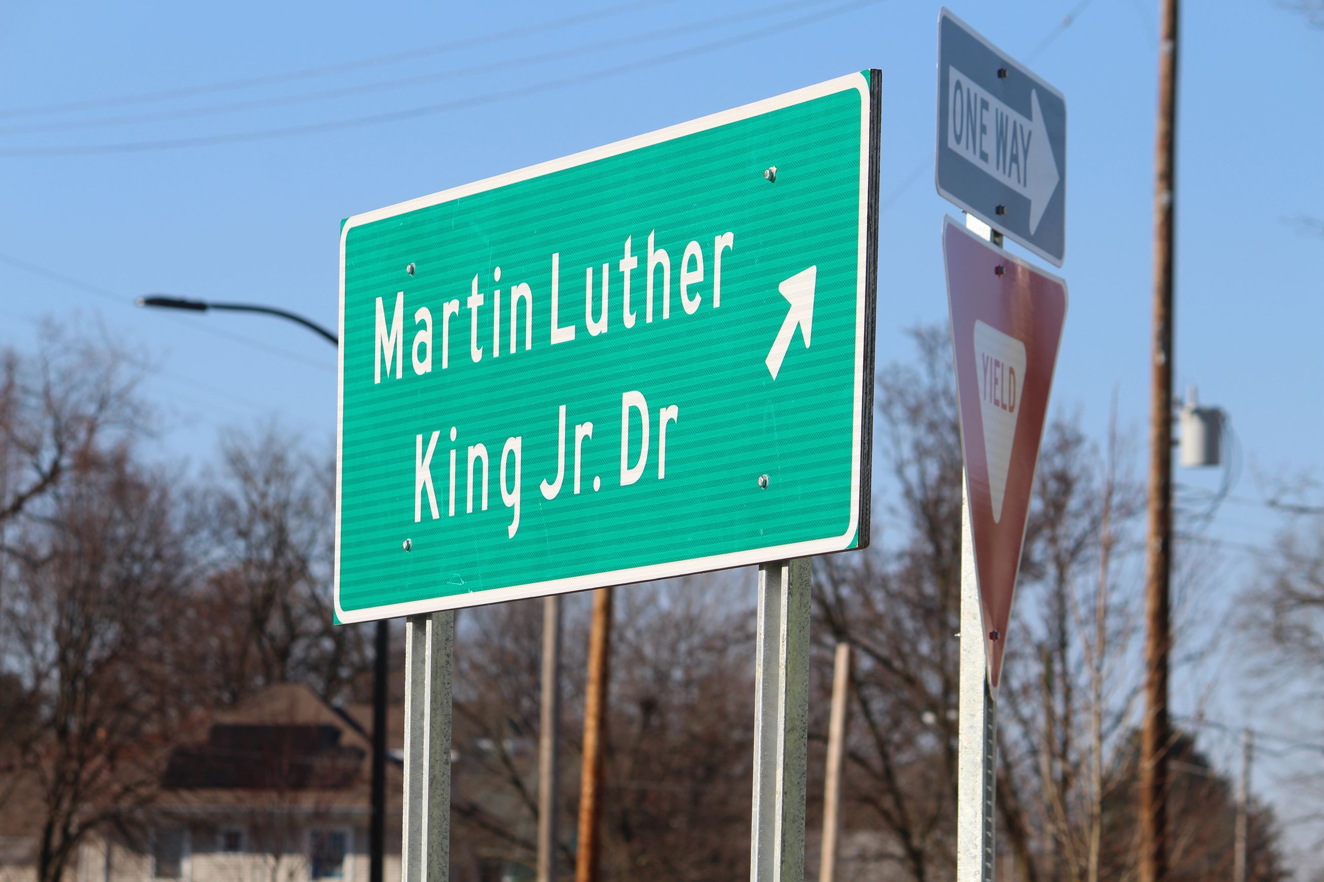 MLK Drive sign