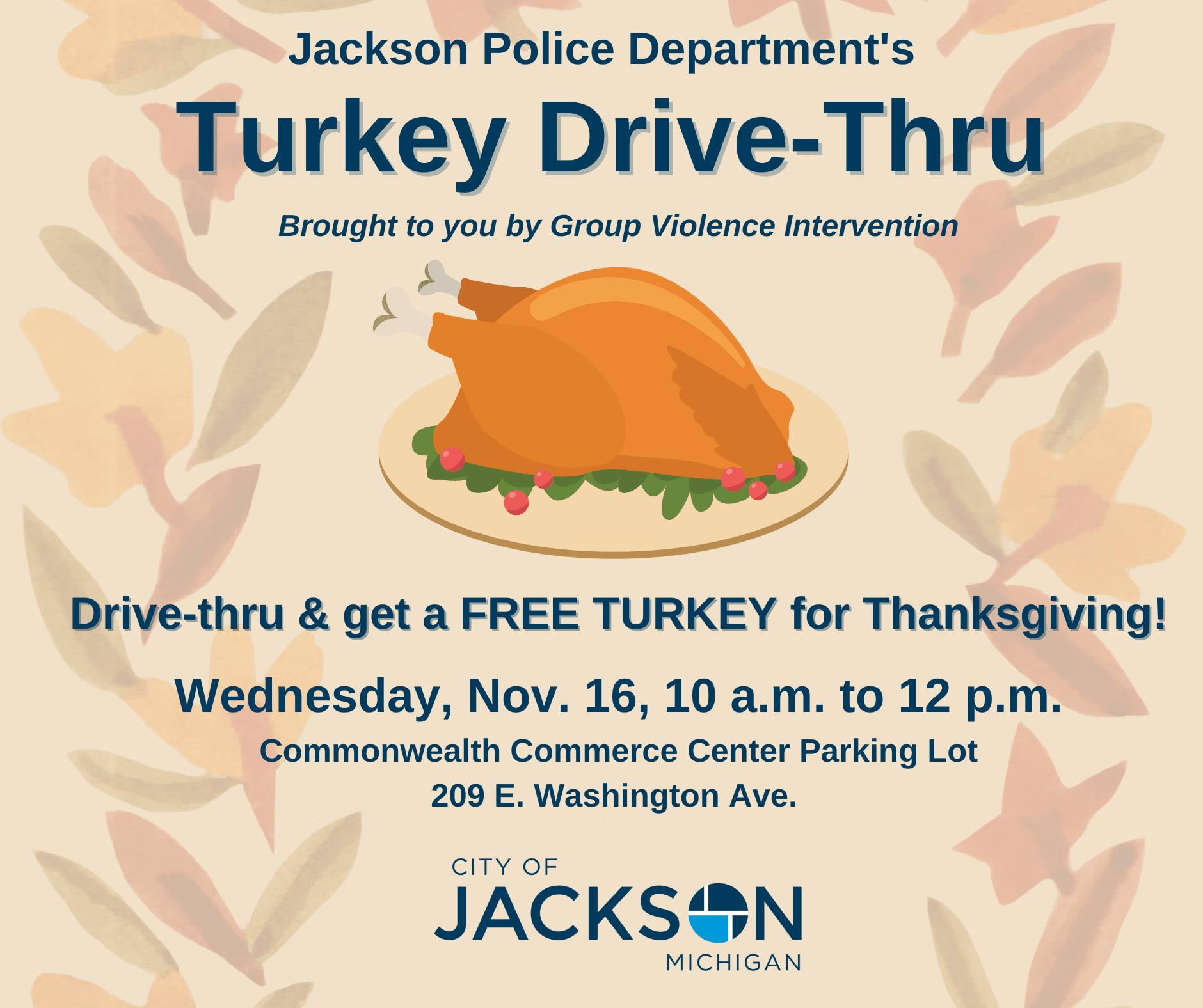 Turkey Drive-Thru info graphic