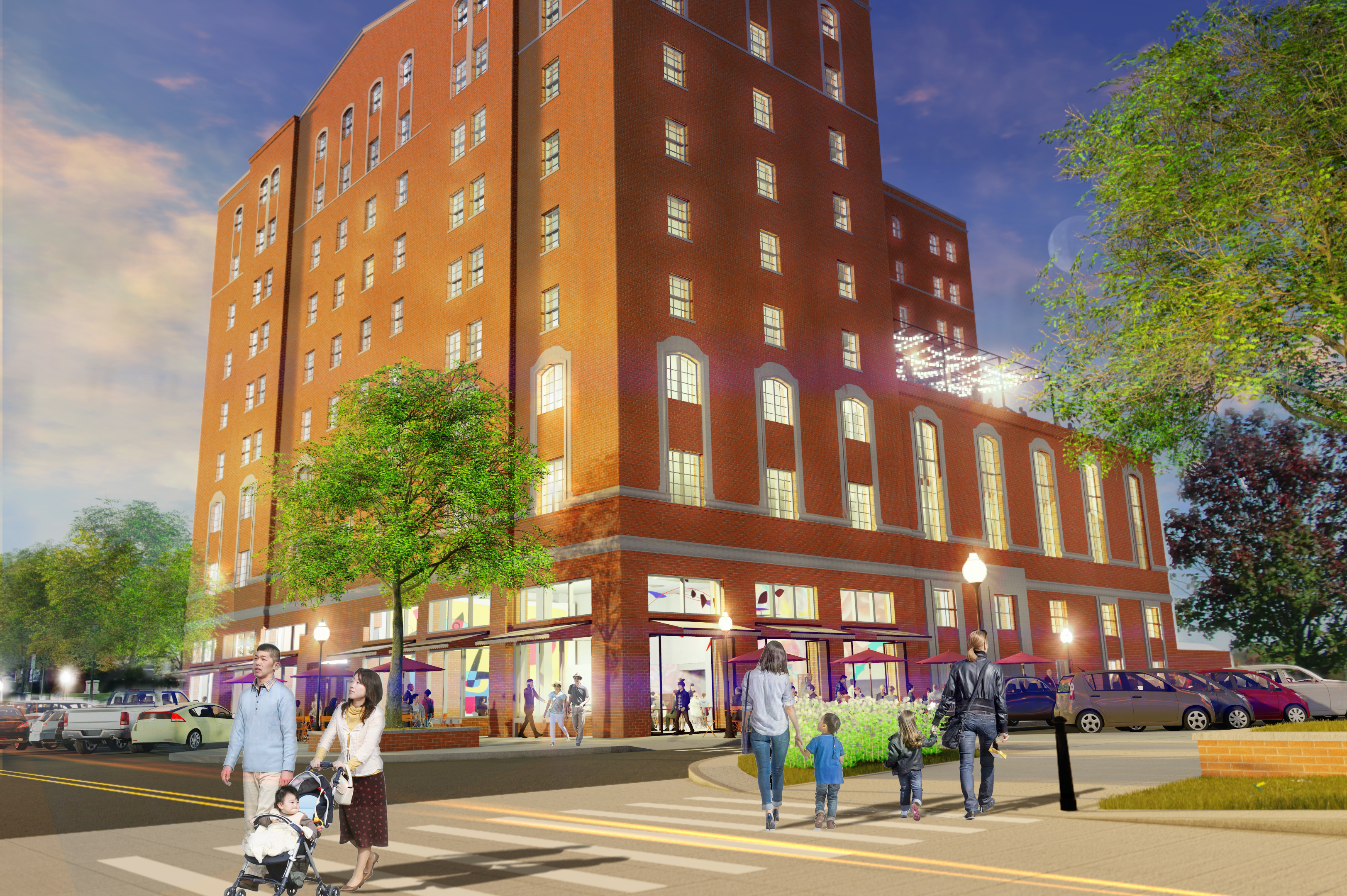 Hayes Hotel rendering