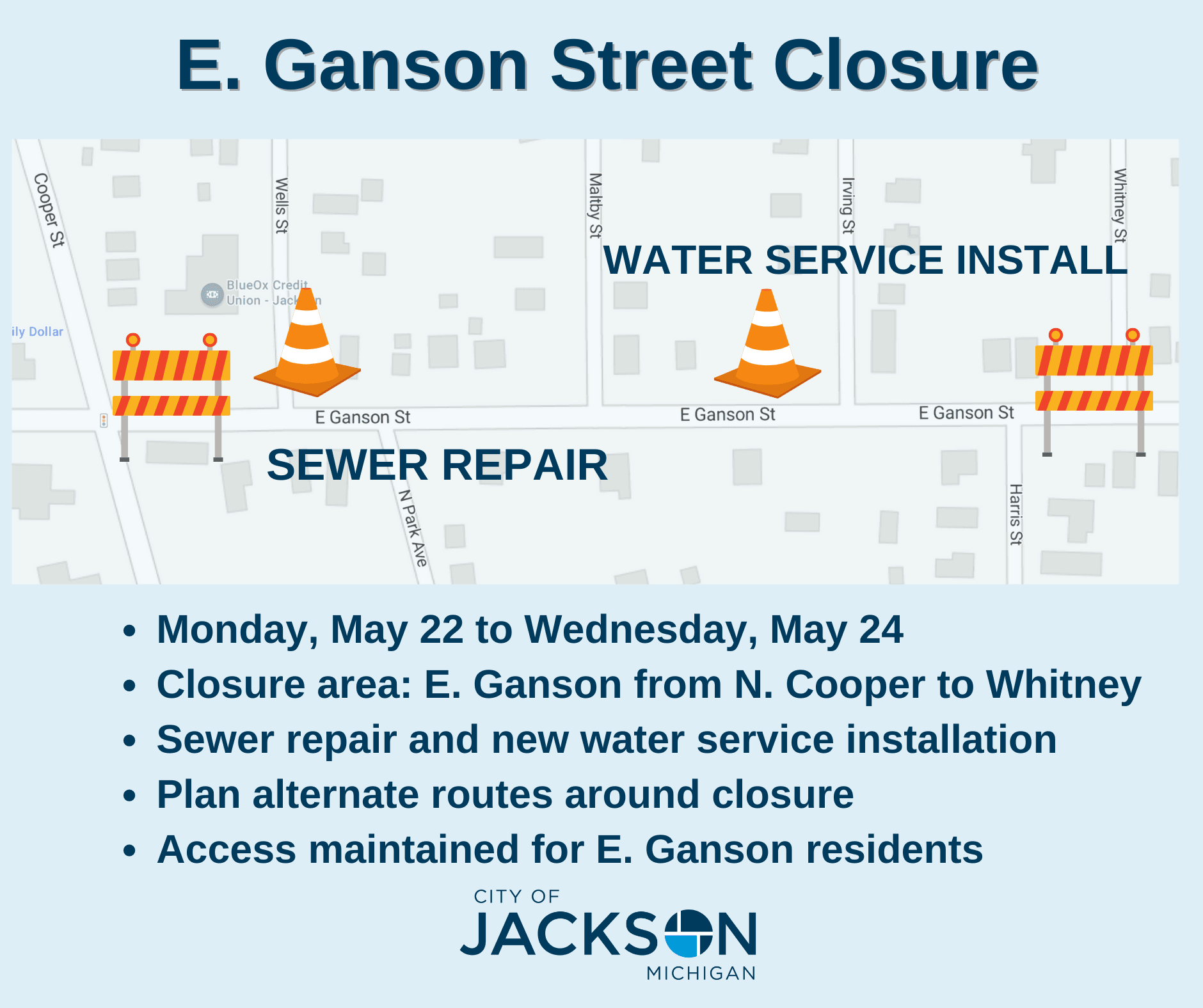 E. Ganson Construction Map (1)
