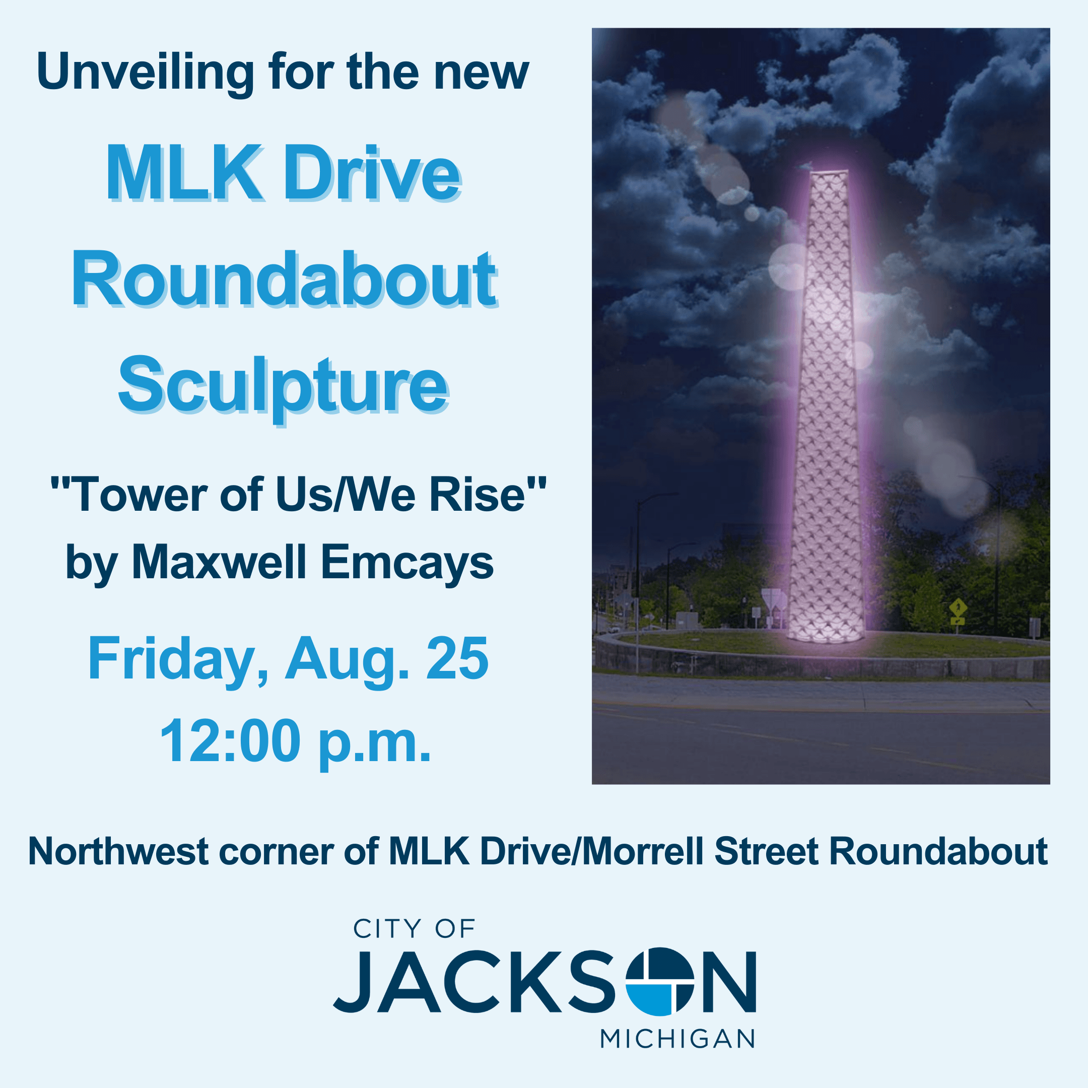 MLK Drive Roundabout Sculpture Unveiling Invite (1)
