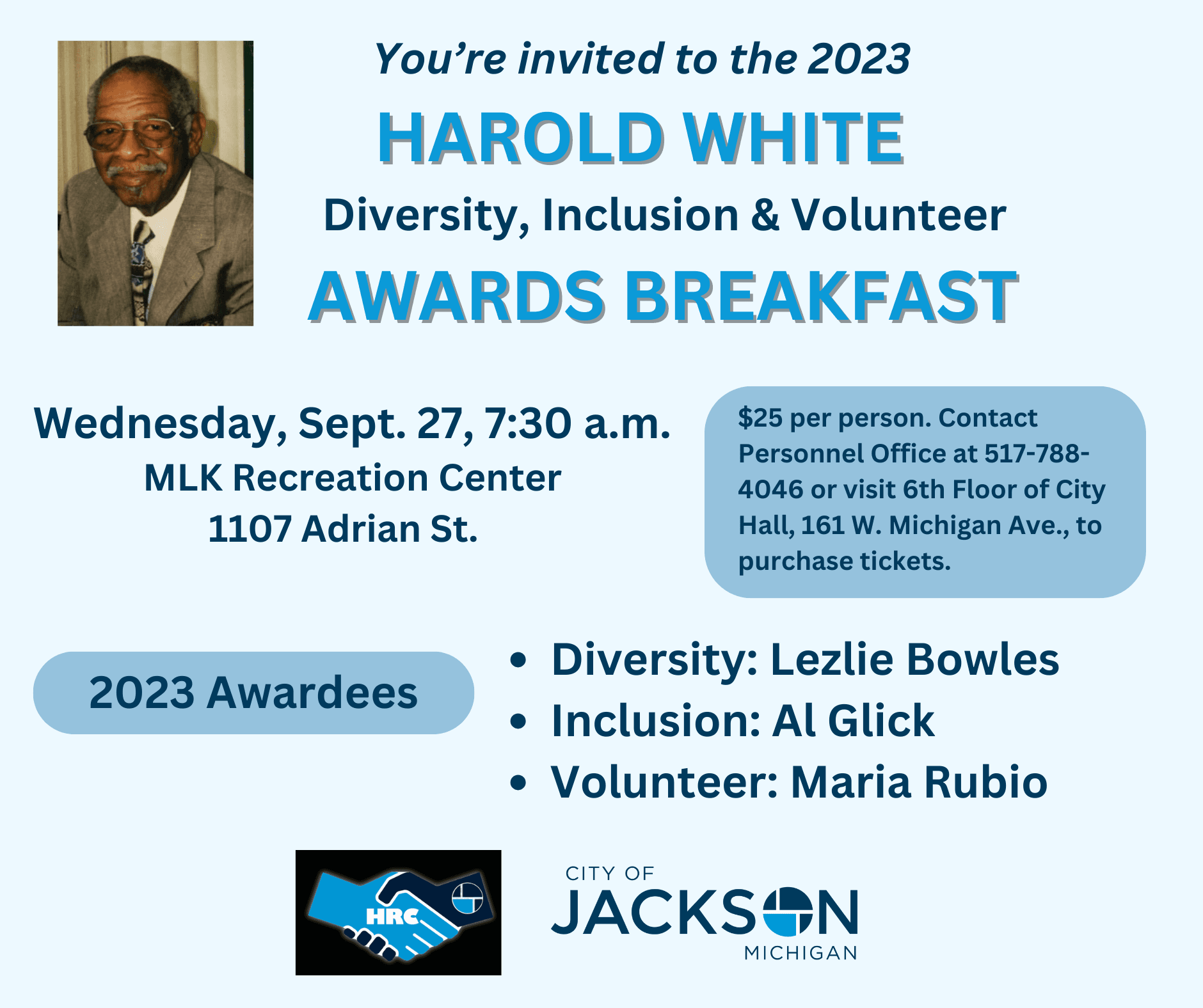 Harold White Awards graphic