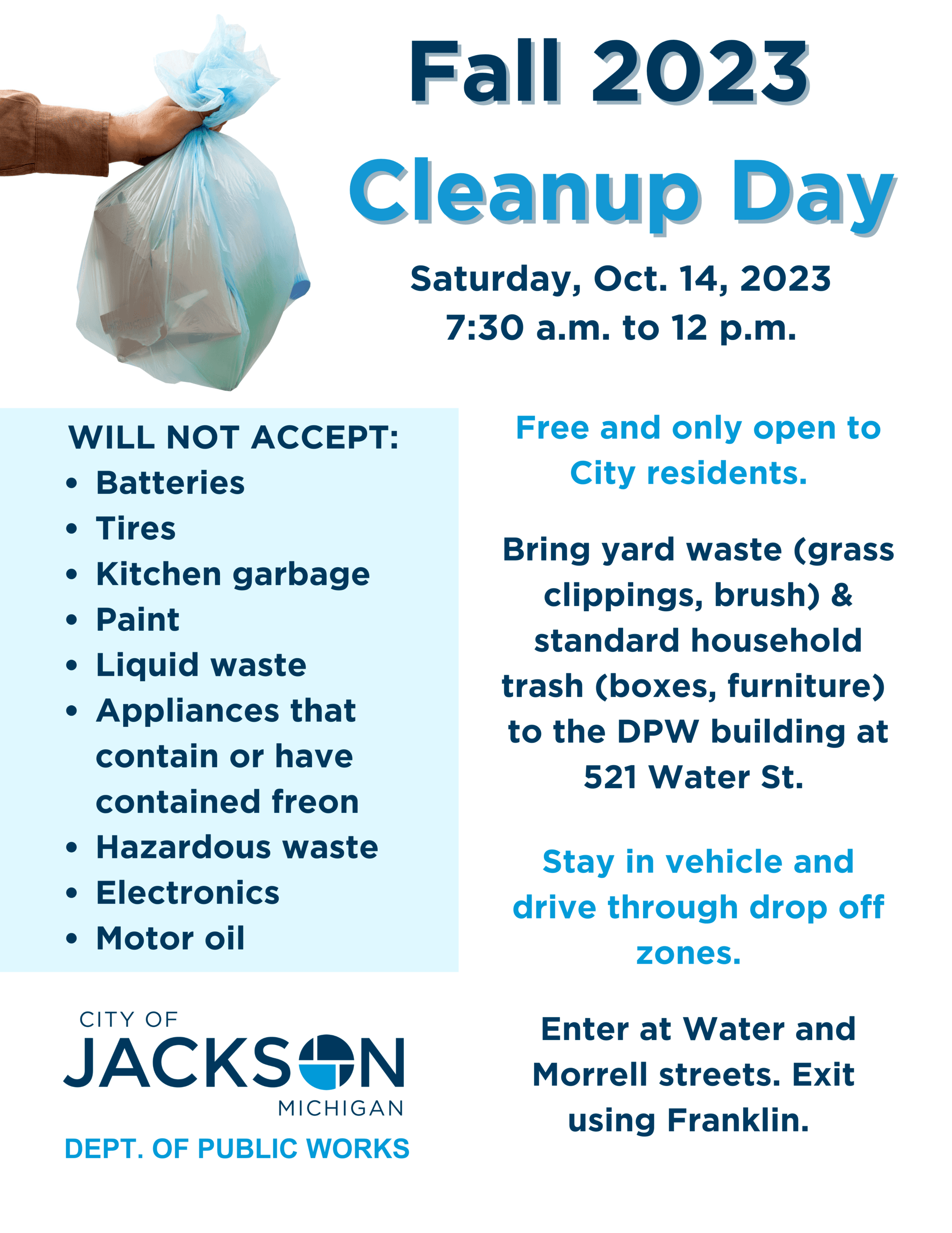 City Cleanup Day Fall 2023