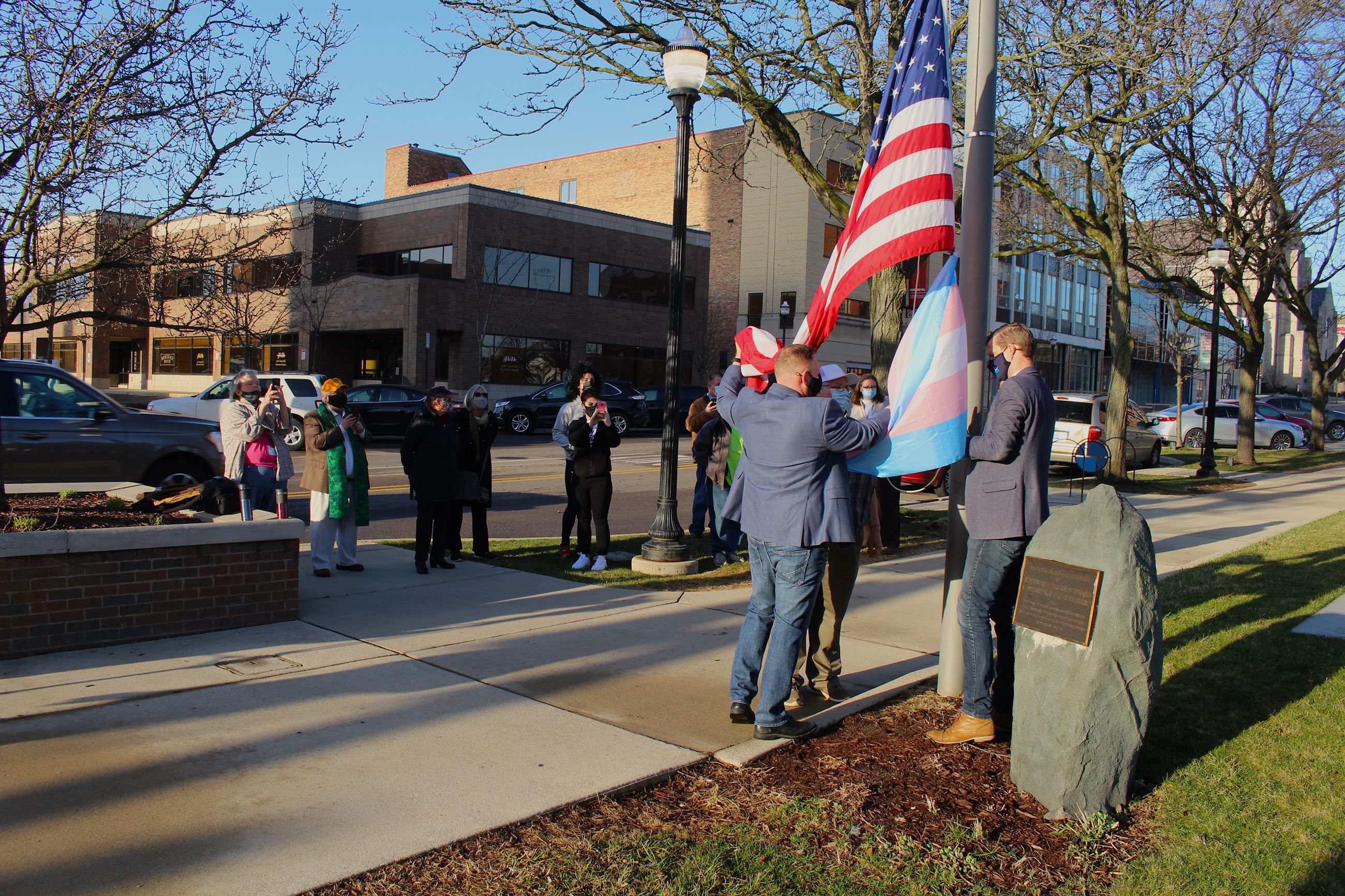 Jackson transgender flag
