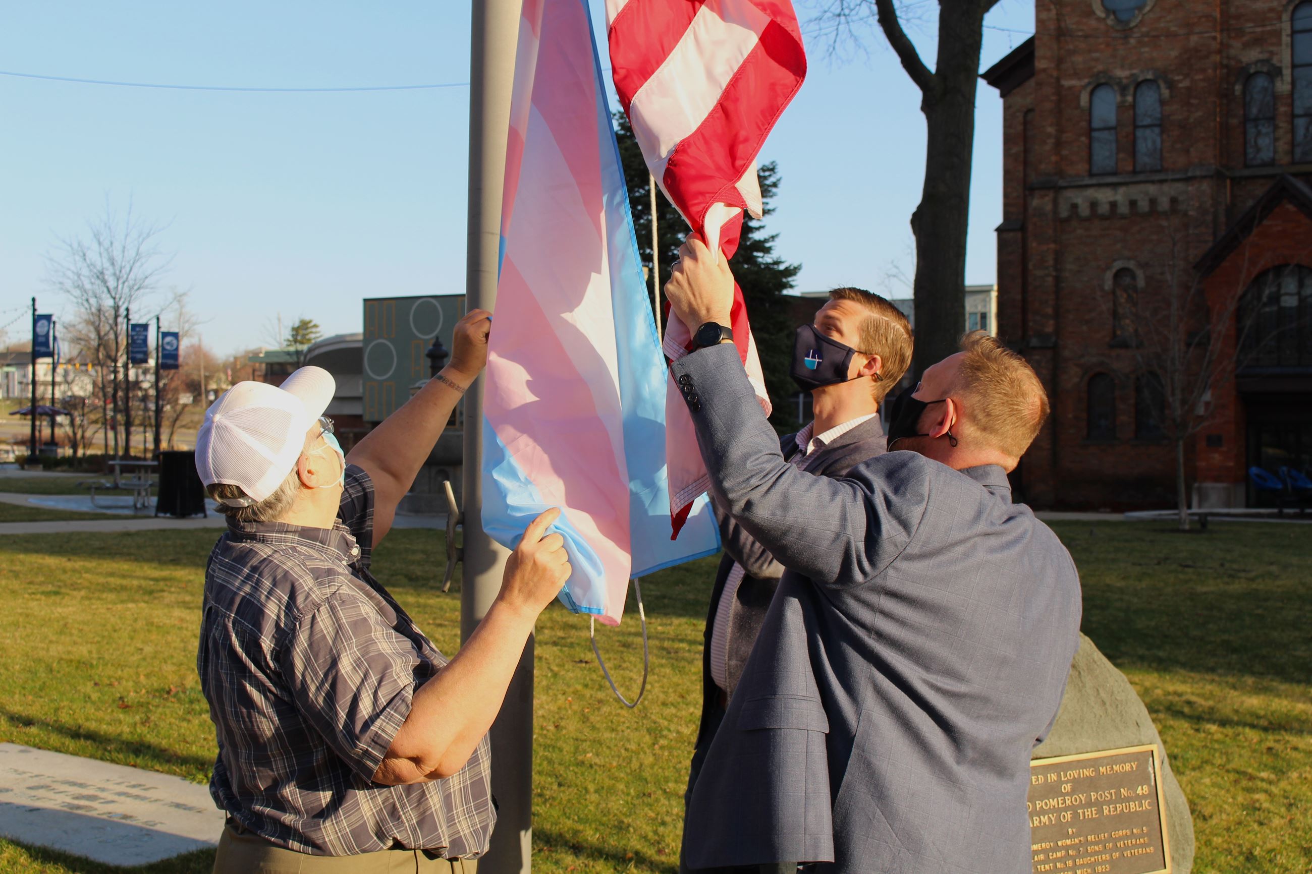 Jackson transgender flag 1