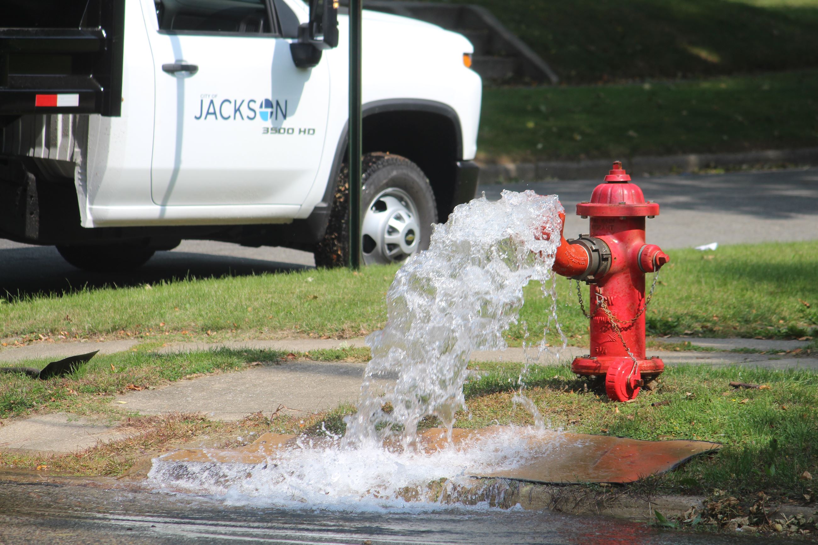 Jackson hydrant flushing