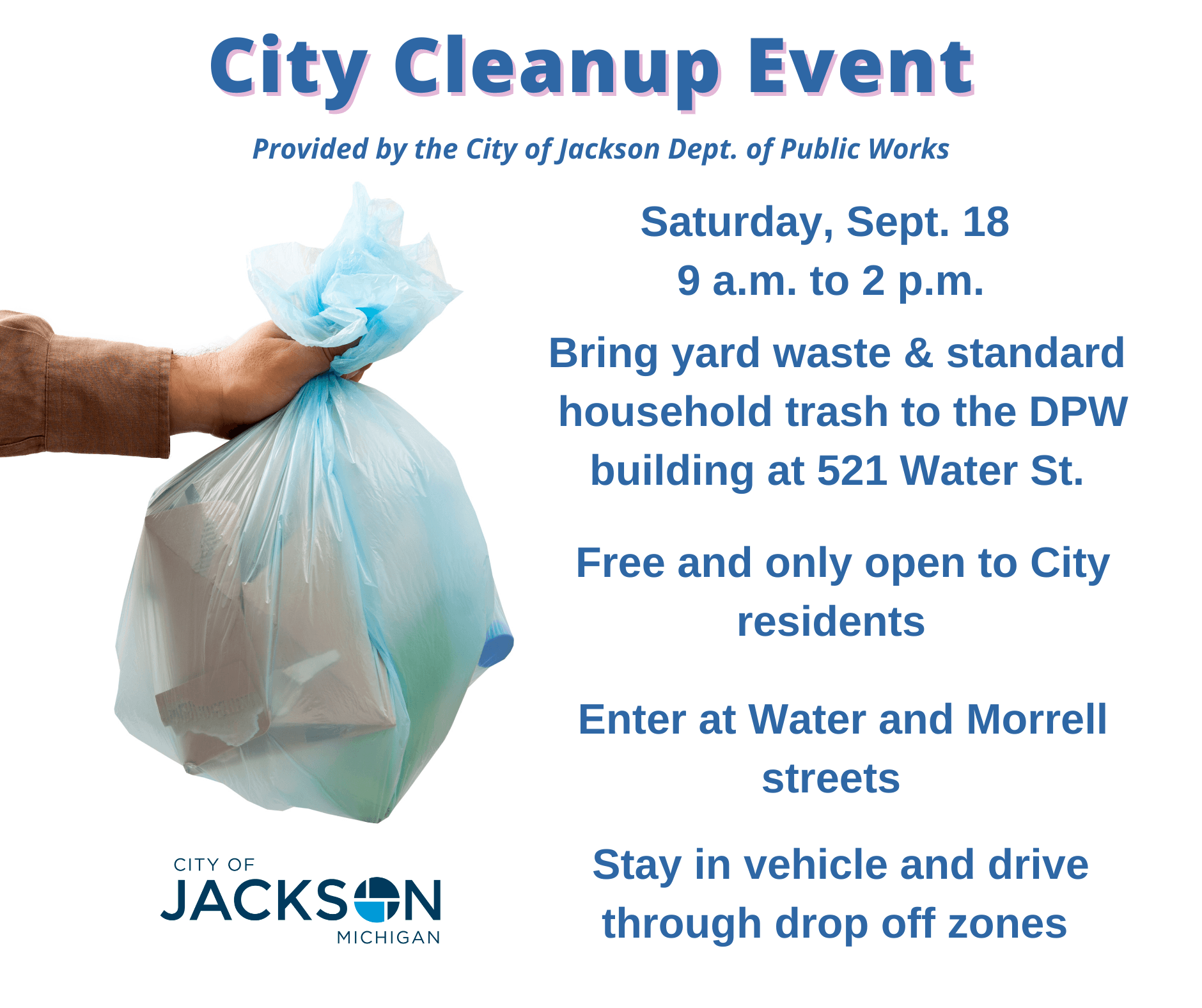 City Cleanup Event Graphic