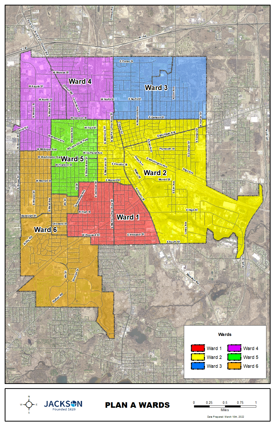 New Jackson ward map